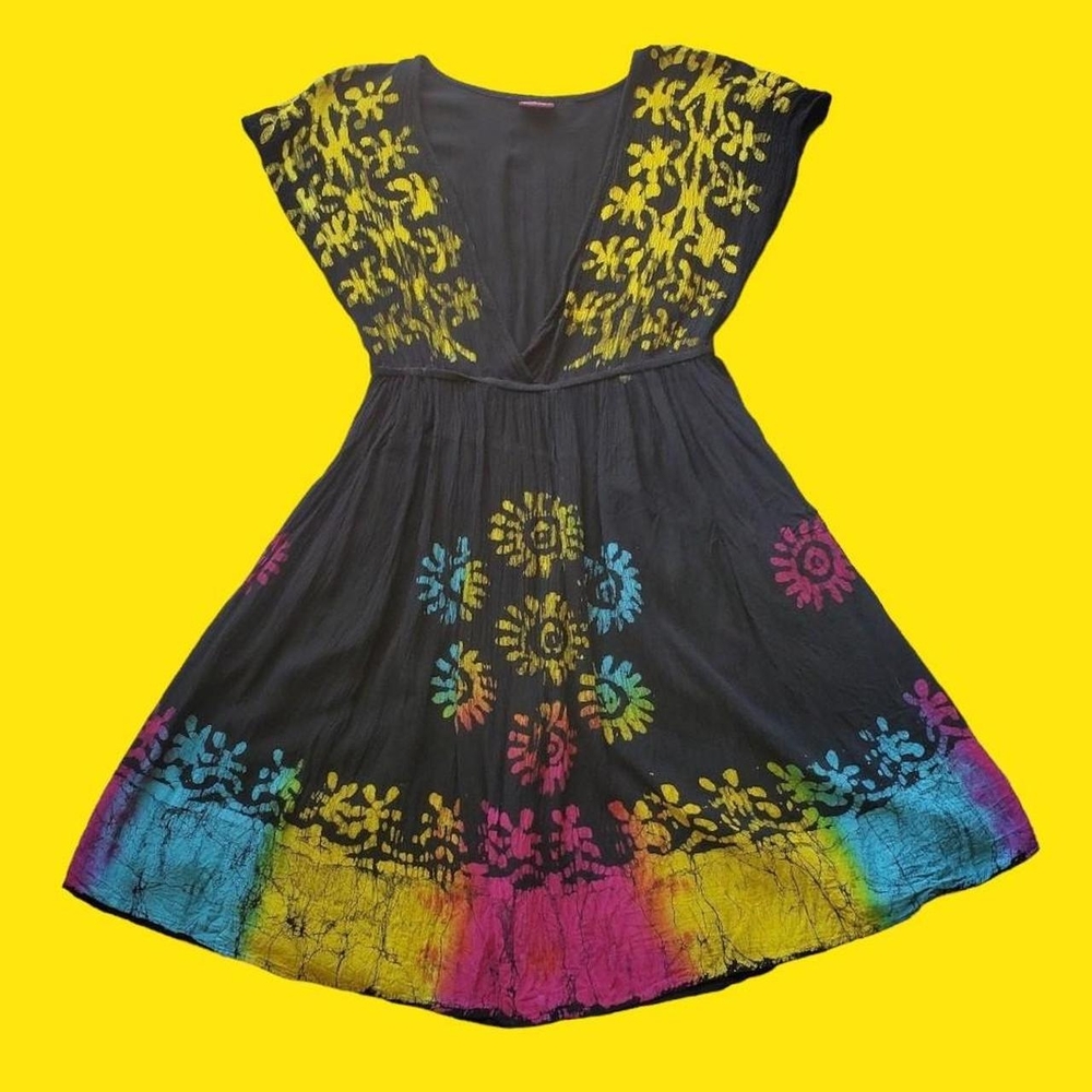 Whimsygoth Festival Tie Dye Dress
